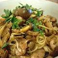 ナリダ's cooksnap of when they made 海苔バター♪きのことベーコンの磯パスタ♪.
