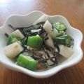miyuki12's cooksnap of when they made 長いもとおくらの塩昆布和え.