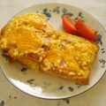 *ひろみ*'s cooksnap of when they made ちょっと贅沢な朝食☆エッグチーズトースト.