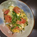 ★くまた★☆'s cooksnap of when they made 即簡単で美味しい。豆苗とトマトの卵とじ。.