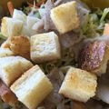 ｑｕｉｃｏ's cooksnap of when they made 超サクサク！！サイコロ大のクルトン.