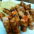 sacshige's cooksnap of when they made キムチ〜ちくわの豚バラ巻き☆.