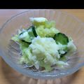 宮ちゃんママ's cooksnap of when they made きゅうりの浅漬けでポテトサラダ 簡単.