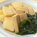 こはる・▽・'s cooksnap of when they made 重曹で美味♡たけのこと高野豆腐の煮物.