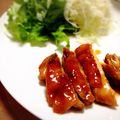 monchan♪♪'s cooksnap of when they made 鶏の照り焼き(基本）.