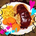 いっちゃん♥女子力's cooksnap of when they made 簡単！混ぜるだけ！冷凍豆腐のハンバーグ！.