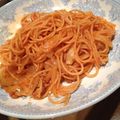 didiko's cooksnap of when they made 玉ねぎとツナのピリ辛トマトソースパスタ.