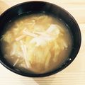 uchico1006's cooksnap of when they made ほっこり♪具だくさん春きゃべつの味噌汁.