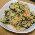 トロロン２号's cooksnap of when they made 春菊とおからの煮物.