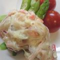 sonop's cooksnap of when they made アスパラのカニマヨソース♪.