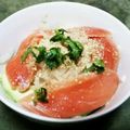 りょうびん's cooksnap of when they made サーモン＆アボカドのっけごはん☆.