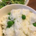 まっしゅしゅ's cooksnap of when they made グリーンピースの豆ご飯.