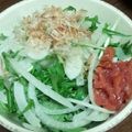 はなふあ's cooksnap of when they made 新玉ねぎと水菜のおかかサラダ.