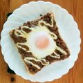 ゆあしー's cooksnap of when they made 目玉焼き納豆トースト☆.