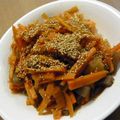 BiwacoJune's cooksnap of when they made にんじんのキンピラ.