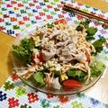 komutatata's cooksnap of when they made 我が家の野菜たっぷり冷しゃぶ☆.