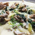 PantherMan's cooksnap of when they made 豚肉とほうれん草のクリーム煮.