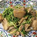 動物母さん's cooksnap of when they made 豆苗と鳥もものマヨポン炒め♪.
