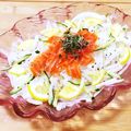 とこきち's cooksnap of when they made さっぱり～♪バジル香るサーモンのマリネ☆.