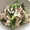jupiters's cooksnap of when they made アスパラガスとささみの和え物.