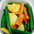 Chikatan☆'s cooksnap of when they made じゃがいもとスナップえんどうの炒め.