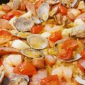 のんてこ's cooksnap of when they made フライパンでそのまま彩りパエリア.