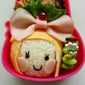 YSS☆YSS's cooksnap of when they made 幼稚園 お弁当 キャラ弁*女の子.