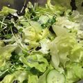 しみずみさと's cooksnap of when they made 包丁要らず！レタスと豆腐の韓国海苔サラダ.