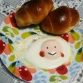 ぼんめぐ's cooksnap of when they made キャラ目玉焼き♡にこにこちゃん.