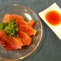 horseland's cooksnap of when they made かつお刺身に♡しそおろしポン酢.