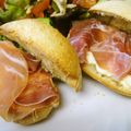 LuvSS's cooksnap of when they made スペイン:生ハムとチーズのサンドイッチ.