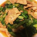 クックQW3E8Z☆'s cooksnap of when they made 豚バラとチンゲン菜の中華風炒め.