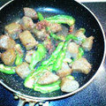 ミキニャ's cooksnap of when they made お弁当にも♪ししとうとこんにゃく炒め.