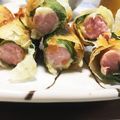 cookみぃ's cooksnap of when they made ウインナーとチーズの春巻き.