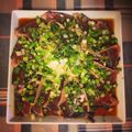 joseレシピ's cooksnap of when they made ぽん酢で♪みょうがと大葉で鰹のたたき.