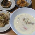 いなほー's cooksnap of when they made クリームシチュー 残り　クラムチャウダー.