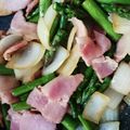 まいここなな's cooksnap of when they made アスパラベーコン炒め.