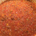Yooboo's cooksnap of when they made 丸ごとトマトのミートソース❀.