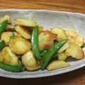 おはなすき's cooksnap of when they made ☆スナップえんどうと新じゃが炒め☆.