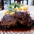 ｸﾏﾘｴ's cooksnap of when they made ウチの定番*ふっくらハンバーグ.