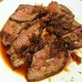 ★jing★'s cooksnap of when they made 簡単時短！フライパン和風ローストビーフ.