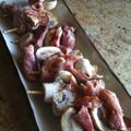 Eye candy's cooksnap of when they made 簡単♪マッシュルームとベーコンの串焼き.