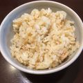 あんこつばきんぐ's cooksnap of when they made シーチキンとなめ茸で！簡単炊き込みごはん.