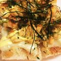 naomaman。's cooksnap of when they made ブロ茎のたぬきトースト.