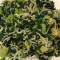 muta♪♪♪♪♪'s cooksnap of when they made 大根の葉っぱとじゃこのサッと煮。.