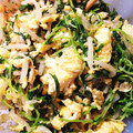 ねじまきどり０１０３'s cooksnap of when they made 水菜ともやしと卵のナムル♡簡単おつまみ.