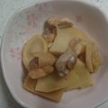 クックUTT0KW☆'s cooksnap of when they made たけのこと鶏肉の煮物.