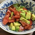 つるpigeonn's cooksnap of when they made 激簡単！トマトとアボカドのバジルサラダ.
