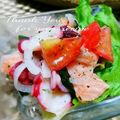 inyako's cooksnap of when they made ☆絶品☆サーモンとタコの爽やかマリネ☆.