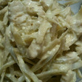 舞鶴JAMBO's cooksnap of when they made 鶏ササミとごぼう炒め.
